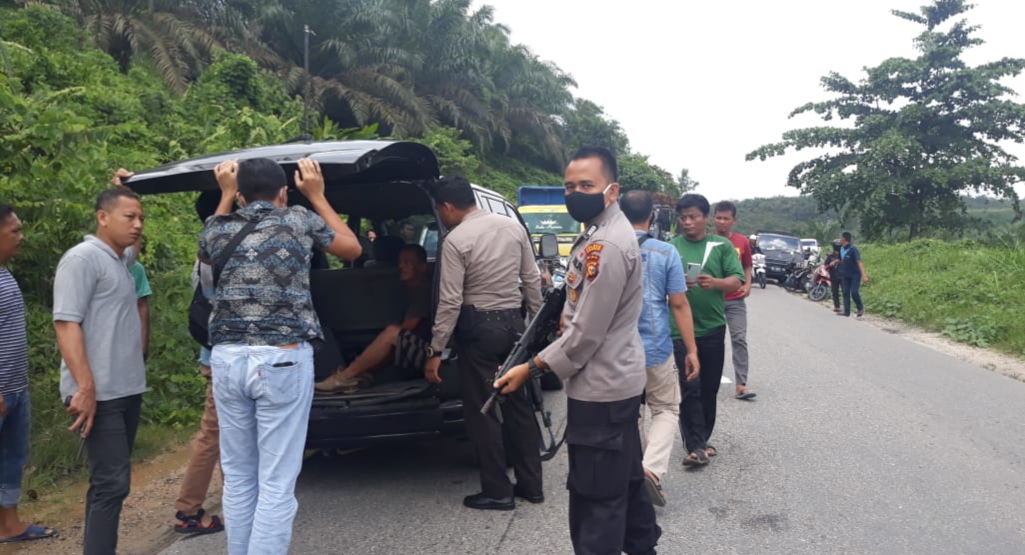 Truk Dilarikan Saat Ditinggal Shalat Jumat, Pelaku Berhasil Ditangkap Polsek Kampar Kiri Dibantu Warga