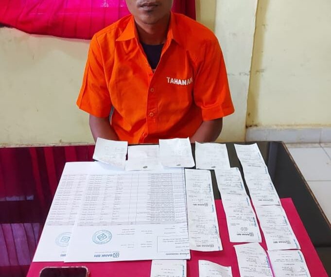 Polsek Tapung Hulu Amankan Seorang Pelaku Judi Togel Online
