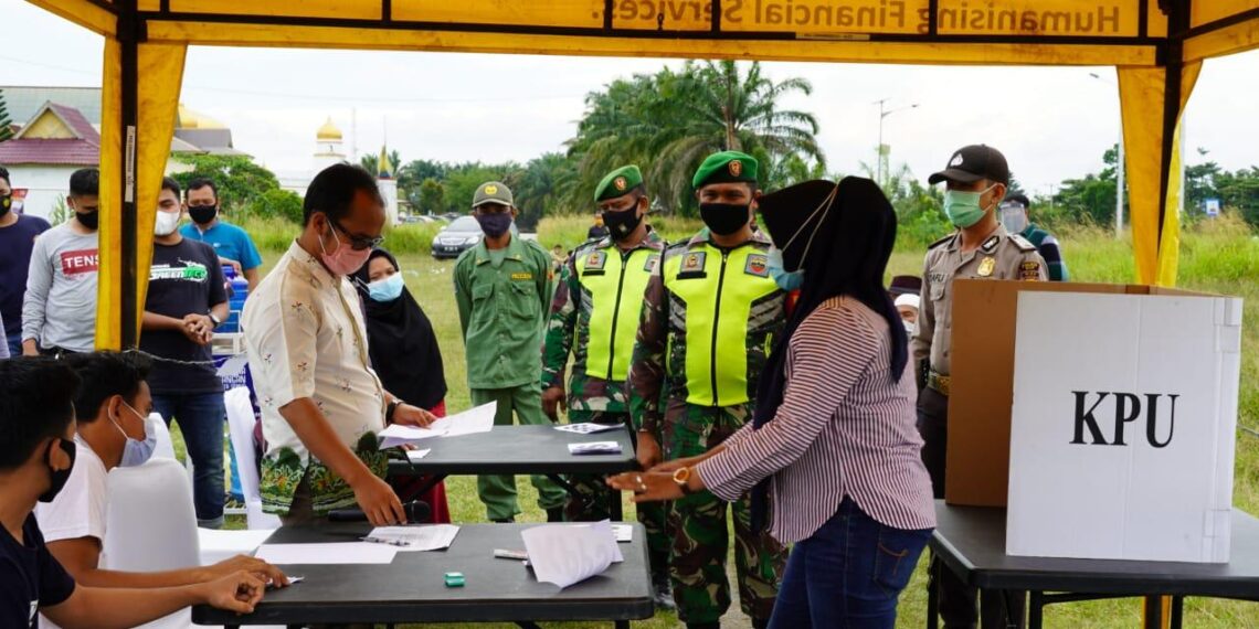Siapkan Pengamanan Pilkada Tahun 2020, Polres Siak Gelar Simulasi Sispamkota