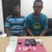 2 Pelaku Narkoba Diringkus Polsek Perhentian Raja dengan BB 5 Paket Shabu Siap Edar
