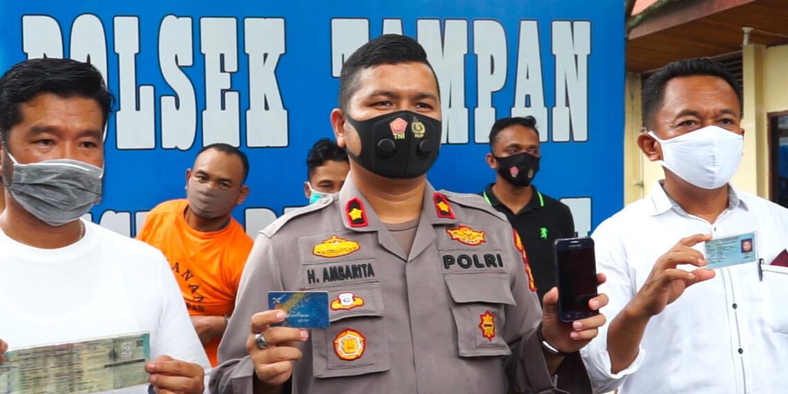 Pelaku Curas Jambret Yang Tewaskan Korban IRT, Berhasil Diringkus Polsek Tampan