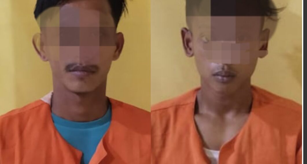 2 Pelaku Narkoba Diciduk Tim Opsnal Polsek Tapung Hilir di Desa Kijang Jaya