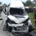 Tabrakan Maut Truk Fuso dan Mobil Pribadi di KM 24 Desa Rimbo Panjang, 4 Tewas 1 Luka Berat