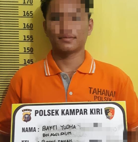 Polsek Kampar Kiri Tangkap Pelaku Pencabulan Anak Gadis Dibawah Umur