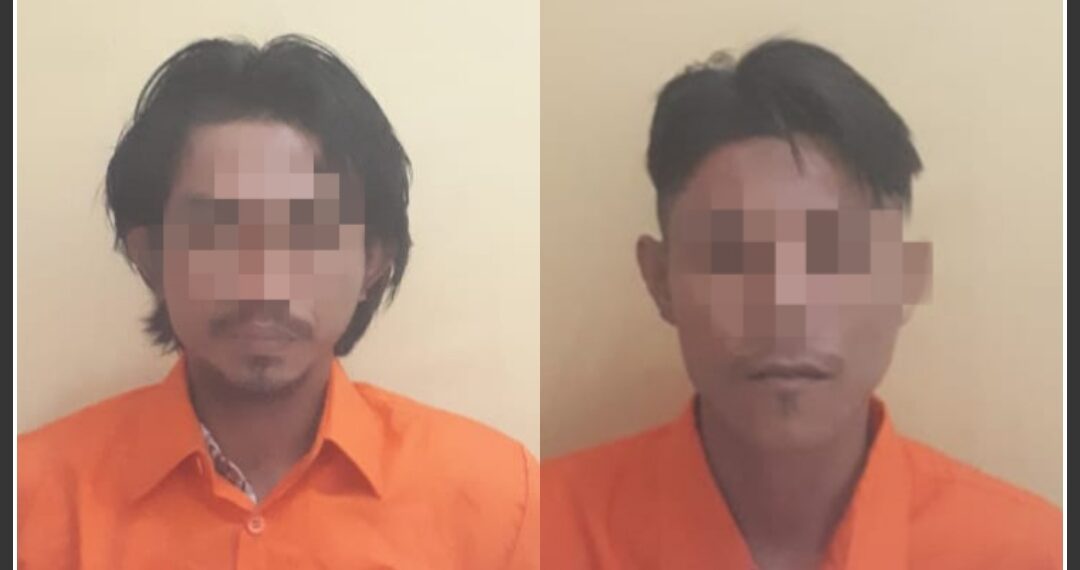 2 Pelaku Narkoba Diamankan Warga Karya Indah Tapung Lalu Diserahkan ke Polisi