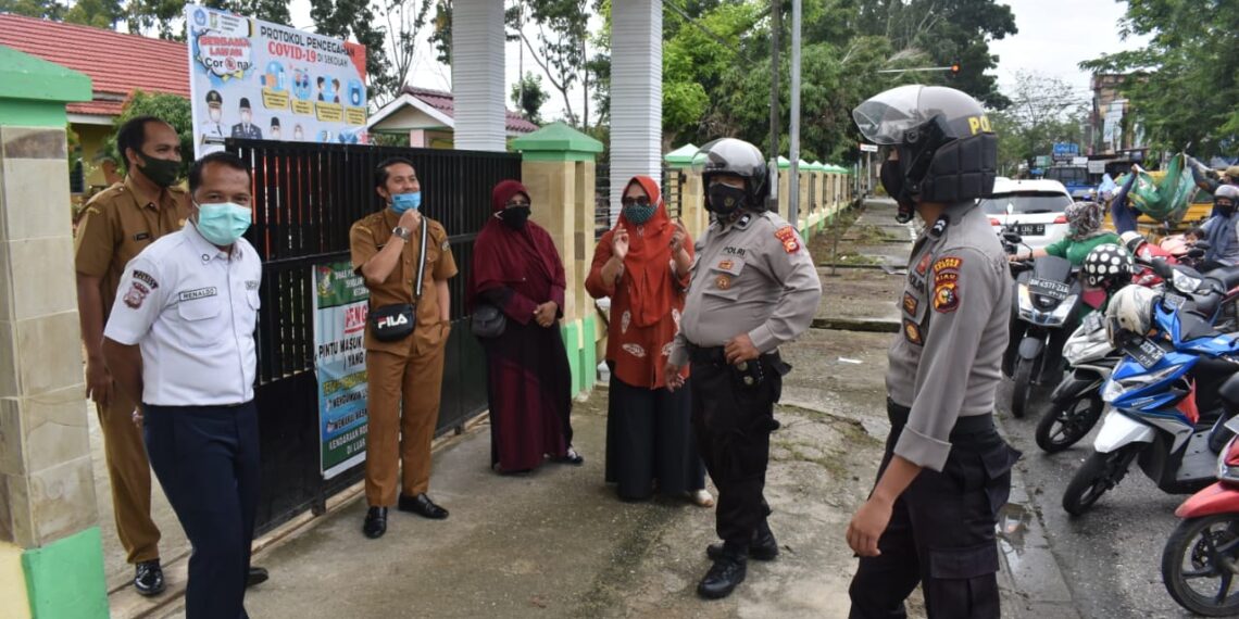 Jajaran Polres Kampar Tingkatkan Upaya Pendisiplinan Protokol Kesehatan Bagi Masyarakat