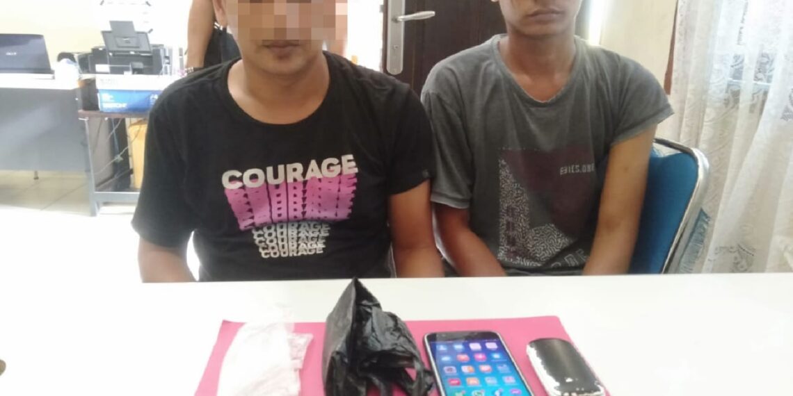 Resnarkoba Polres Kampar Tangkap 2 Tersangka dengan BB 50 Gram Shabu