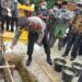 Kapolres Kampar Bantu 100 Sak Semen untuk Pembangunan Mushalla Babul Ihsan