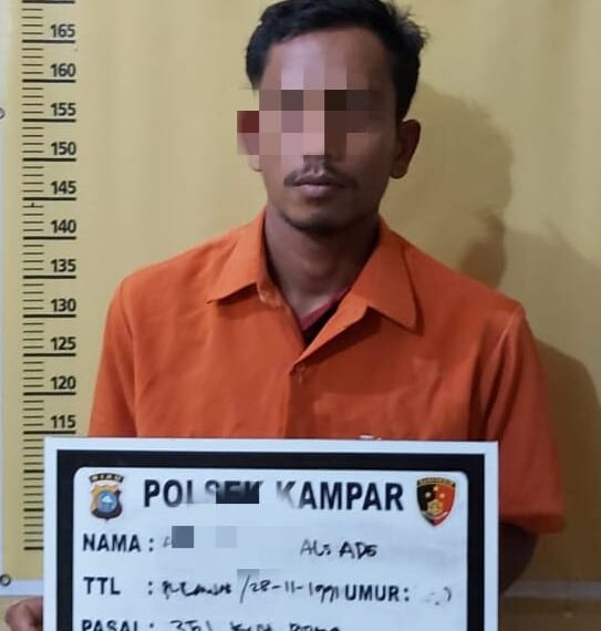 Unit Reskrim Polsek Kampar Tangkap Pelaku Penganiayaan Wanita di Desa Sei Tonang