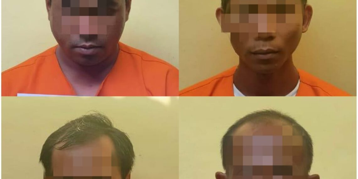 Curi Kabel Listrik Senilai Rp 260 Juta Milik PT. Waskita Karya, 4 Pelaku Ditangkap Polsek Siak Hulu