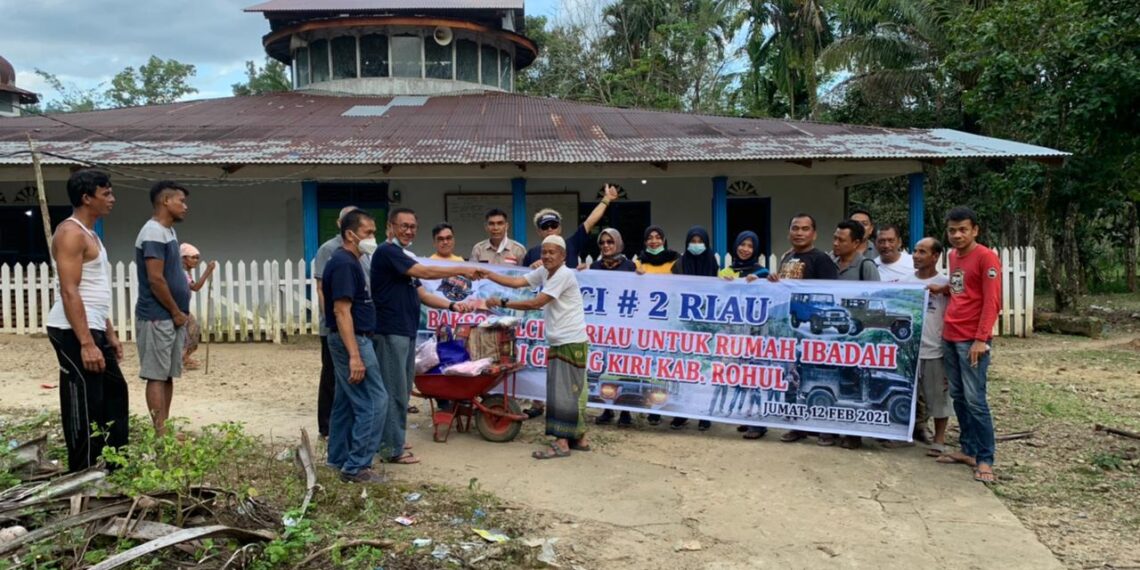 TLCI#2 Riau Peduli, Kembali Gelar Bakti Sosial di Wilayah Cipang Pedalaman Rohul