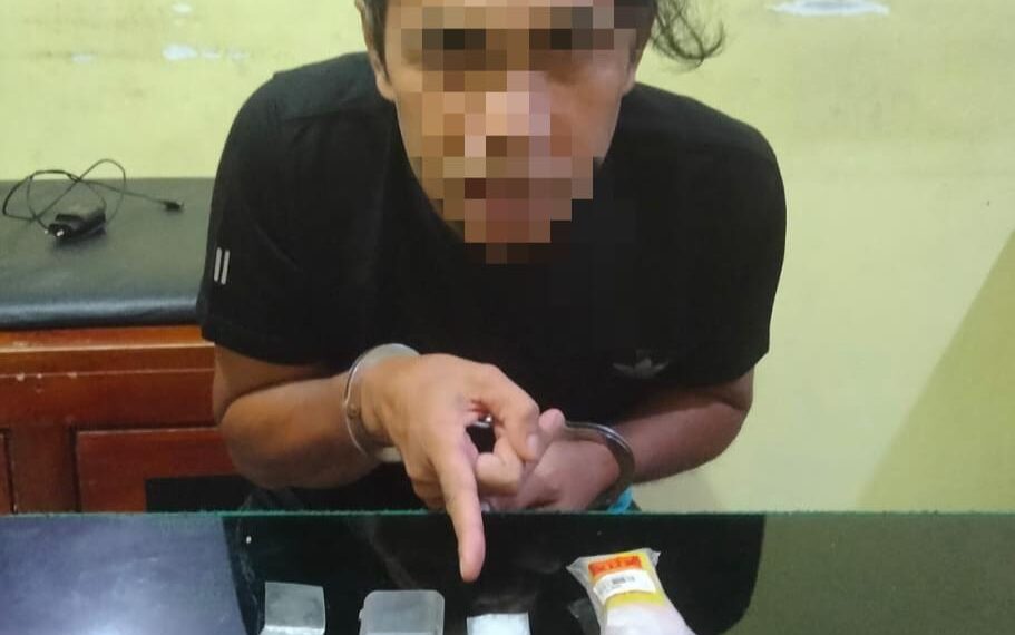 Polsek Siak Hulu Sergap Pelaku Narkoba Saat Mengendarai Mobil di Jalan Raya Pasir Putih