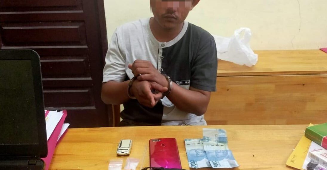 Nyambi Jualan Shabu, Karyawan Swasta ini Ditangkap Tim Opsnal Polsek Siak Hulu