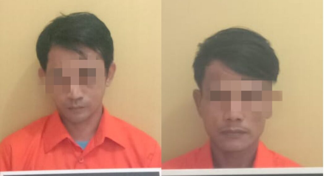 Polsek Tapung Tangkap 2 Pelaku Narkoba Dengan BB 16 Paket Shabu Siap Edar