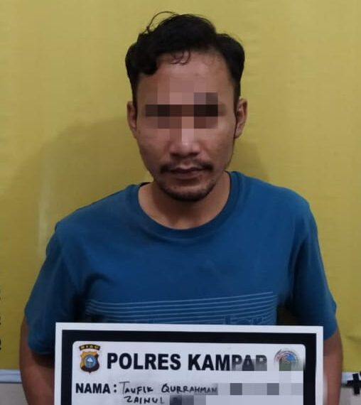 Resnarkoba Polres Kampar Kembali Tangkap 1 Tersangka dengan 25 Paket Shabu Siap Edar