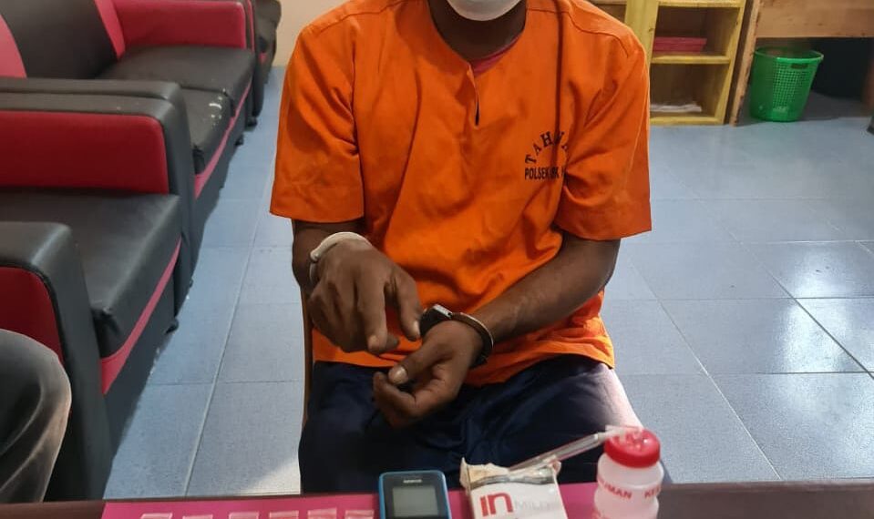 Polsek Siak Hulu Tangkap Pelaku Narkoba di Perumahan Gading Marpoyan Desa Pandau Jaya