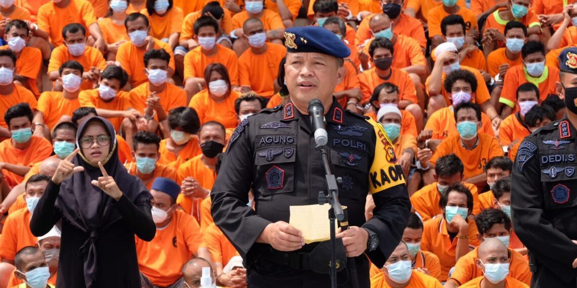 Selama Operasi Antik Lancang Kuning 2021, Polda Riau Amankan 463 Pelaku Narkoba