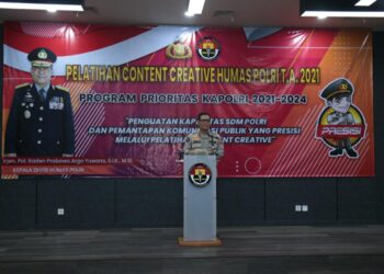 Sukseskan 100 Hari Program Prioritas Kapolri, Humas Polri Gelar Pelatihan Konten Kreatif