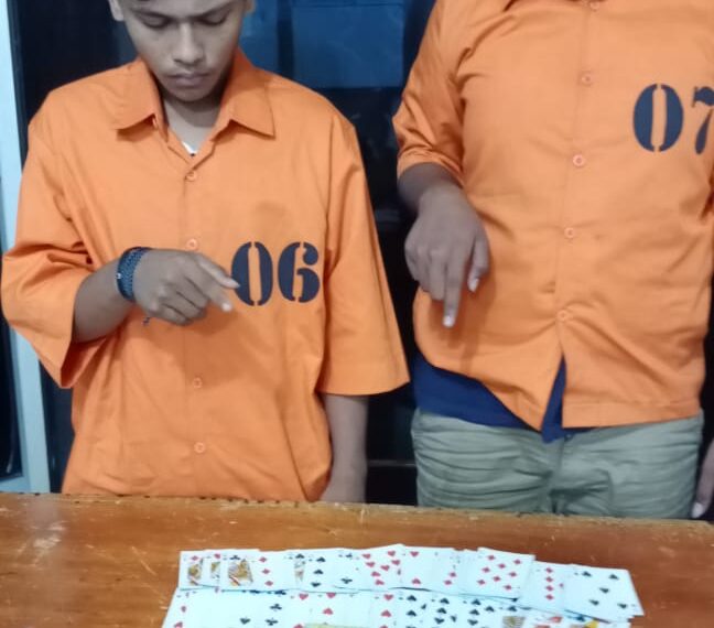2 Pelaku Judi yang Ditangkap Polsek Tapung Ternyata Juga Pengedar Narkoba