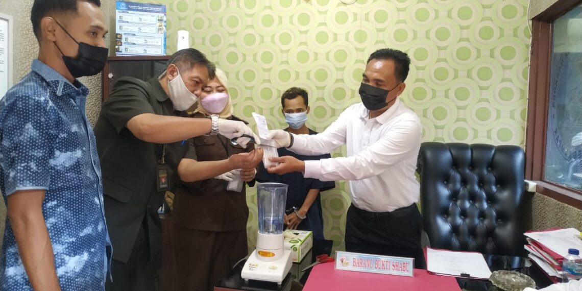 Resnarkoba Polres Kampar Musnahkan BB Narkotika Jenis Shabu Sebanyak 33,24 Gram