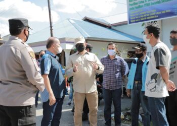 Kapolda Riau Lakukan Pengecekan PPKM Mikro Pada 2 Kelurahan di Kota Pekanbaru