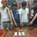 4 Pelaku Judi Qiu-qiu Ditangkap Polsek Kampar Kiri Hilir di Desa Lubuk Sakai