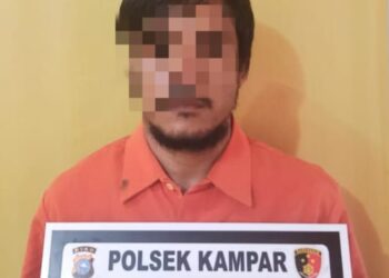 Kabur Setelah Kepergok Cabuli Anak Tetangganya, Pelaku Akhirnya Ditangkap Polsek Kampar