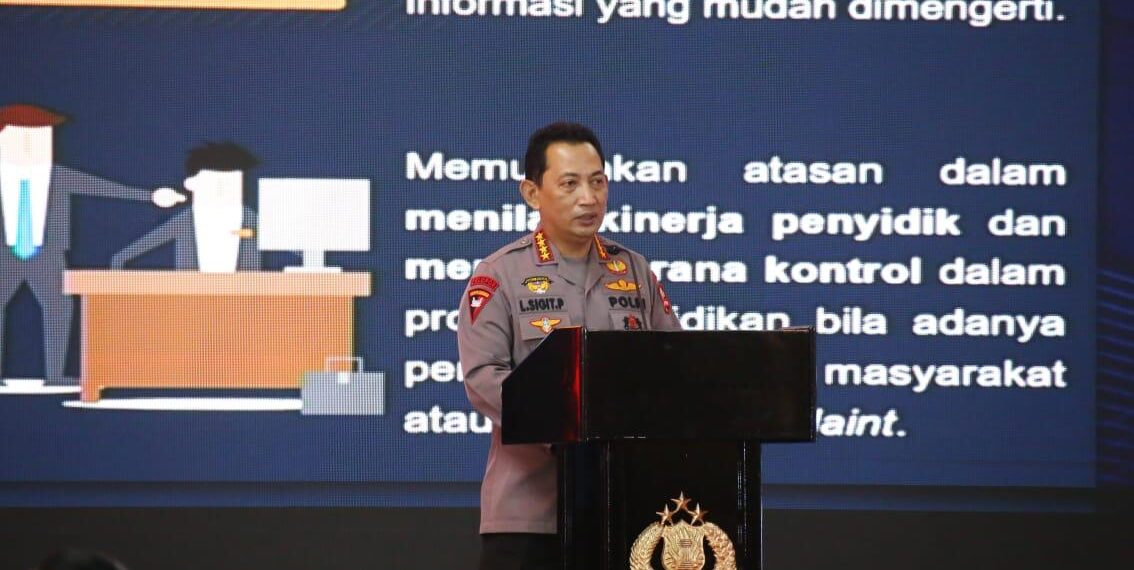 Kapolri Launching SP2HP Online, Semoga Tidak Ada Lagi Sumbatan Komunikasi