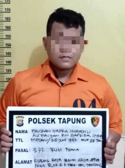 Polsek Tapung Tangkap Pelaku Penggelapan Uang Penjualan Aset CV. JMM Sebesar Rp 800 Juta