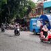 Walaupun di Guyur Hujan, Diskominfo Kampar Tetap Sosialisasikan Penerapan Protkes di Dua Kecamatan
