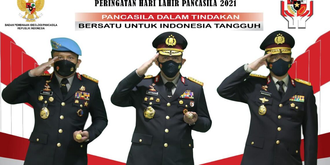 Kapolri Ajak Elemen Masyarakat Bersatu Atasi Covid-19, Sebagai Refleksi Hari Lahir Pancasila