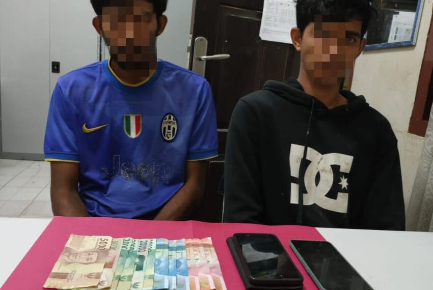 2 Pelaku Narkoba Diciduk Resnarkoba Polres Kampar di Kampar Kiri Hilir