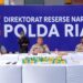 Kapolda Ekspos Penangkapan 19 Kg Shabu dan 500 Butir Pil Ekstasi Di Jajaran Polda Riau