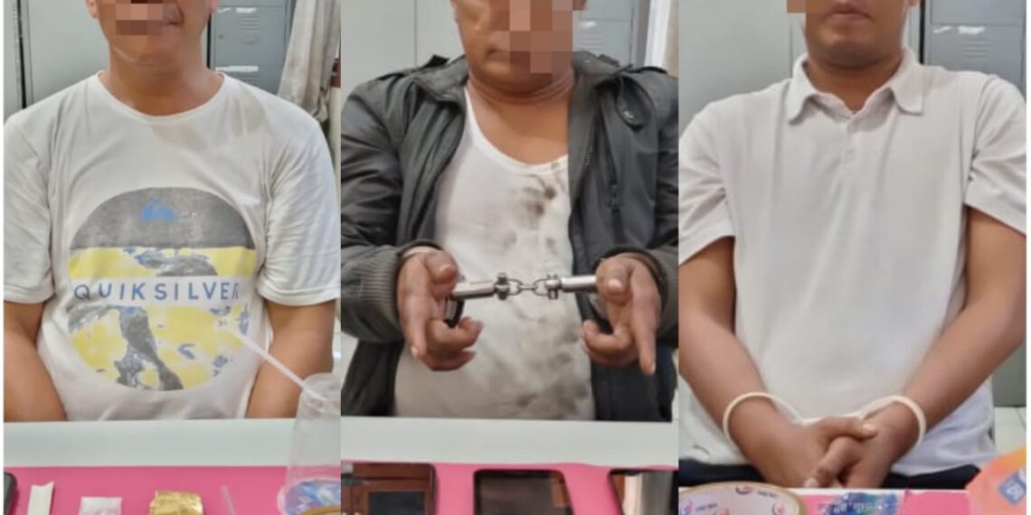 Mau Ngirim Narkoba Jenis Shabu dan Extacy Kedalam Lapas Bangkinang, 3 Pelaku Ditangkap
