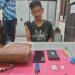 Tim Opsnal Satresnarkoba Polres Kampar tangkap Pengedar Shabu di Wilayah Tapung Hilir