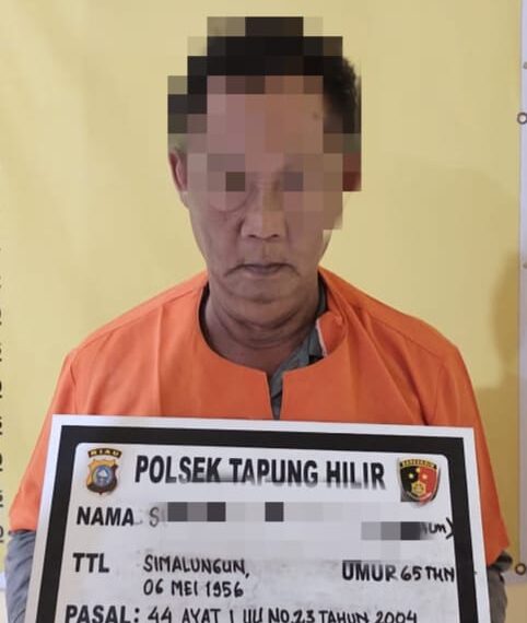 Lakukan KDRT Terhadap Istrinya, Kakek ini Terpaksa Diamankan Polsek Tapung Hilir