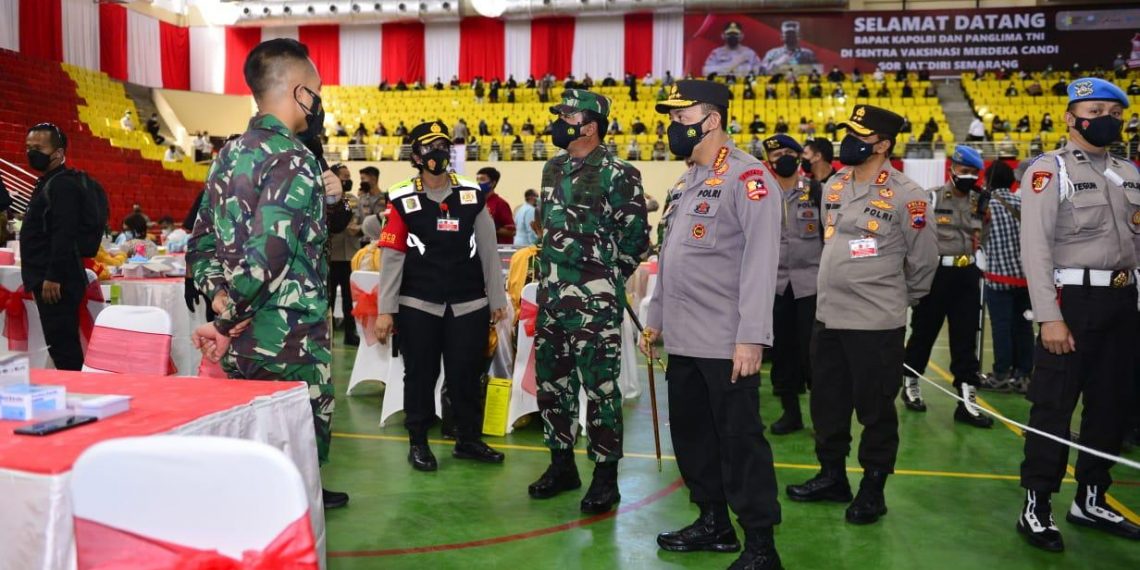 Kapolri : Jadikan Momentum HUT RI Ke-76 Sebagai Upaya Percepat Vaksinasi