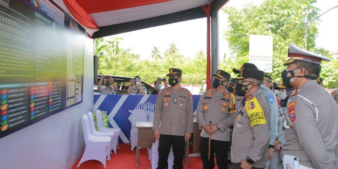 Kakorlantas Polri : Penyekatan Saat PPKM Untuk Menekan Angka Penyebaran Covid-19