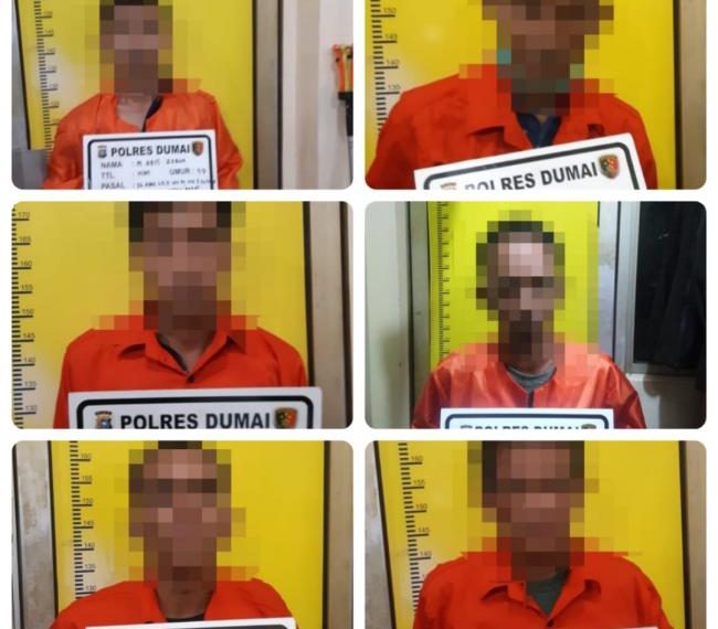 Polres Dumai Ungkap Kasus Peredaran Uang Palsu, 5 Tersangka Pelaku Diamankan
