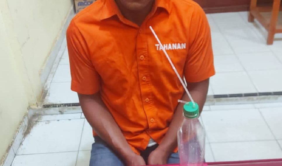 Polsek Tapung Hulu Tangkap Pengedar Narkoba di Desa Talang Danto dengan BB 15 Paket Shabu