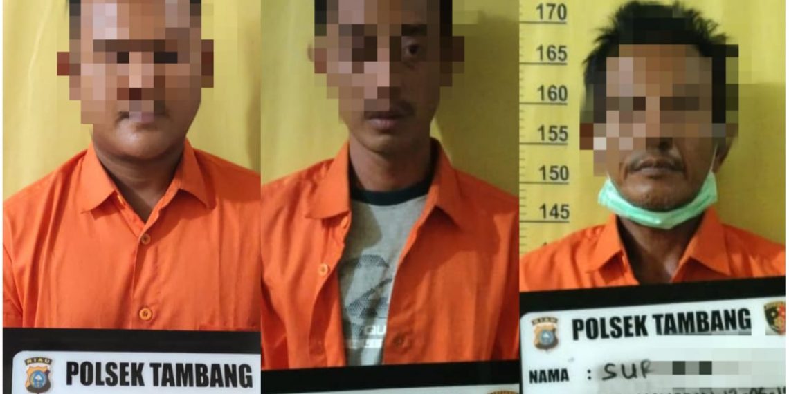 3 Pelaku Pencurian Besi di Lokasi Proyek Tol Pekanbaru Bangkinang Diamankan Polsek Tambang