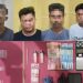 Empat Tersangka Pengedar Shabu Diciduk Resnarkoba Polres Kampar di Desa Tanjung Sawit Tapung