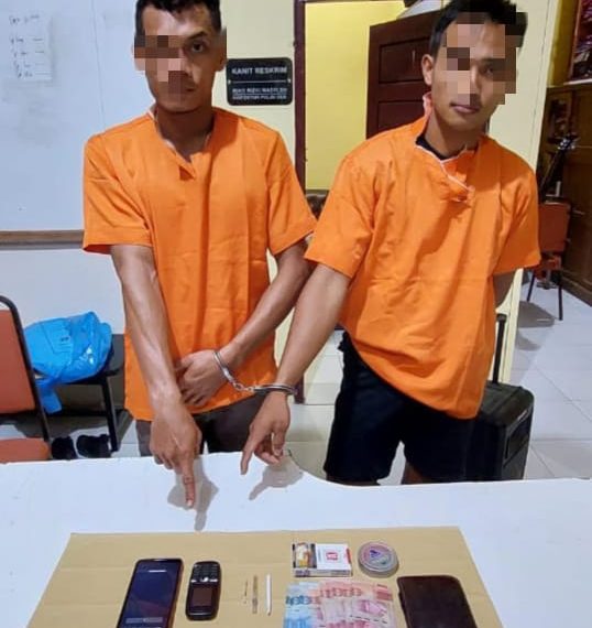 Polsek Tapung Hilir Tangkap 3 Pelaku Narkoba di Dua Lokasi Diwilayah Desa Tandan Sari