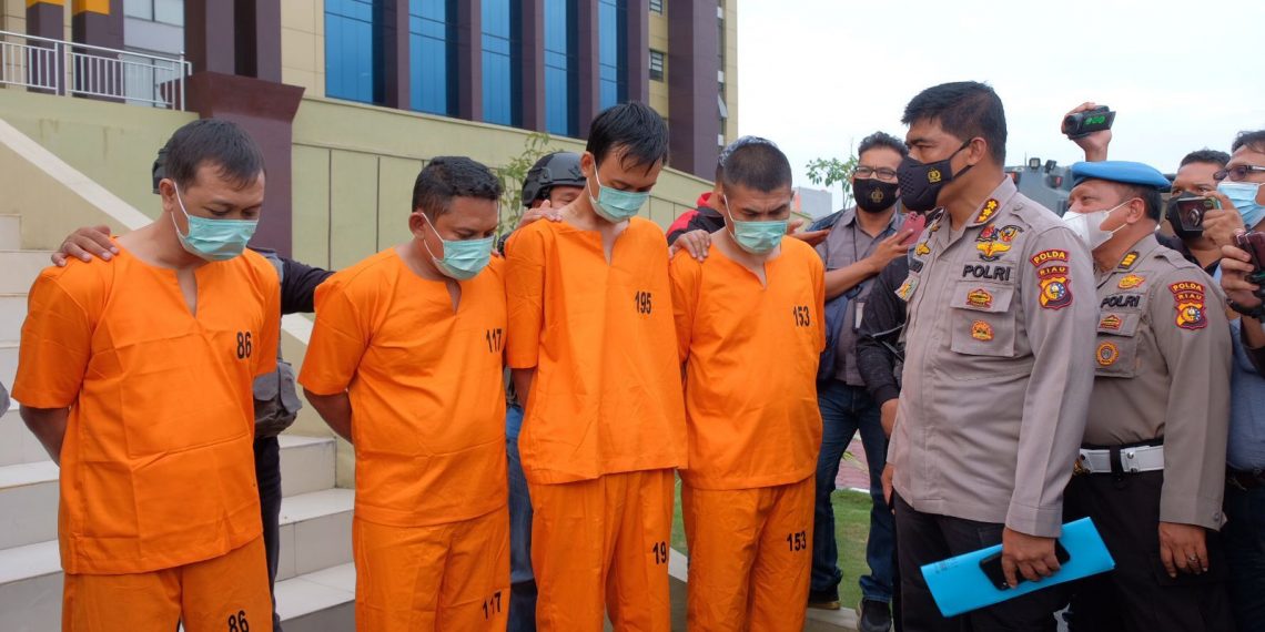 Tim Gabungan Polda Riau dan Polres Rohul Bekuk Kawanan Perampok Uang Pada Mesin ATM