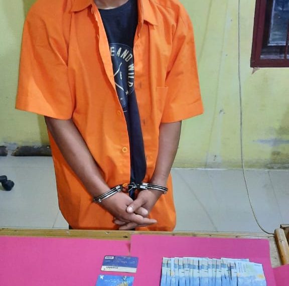 Unit Reskrim Polsek Tambang Tangkap Pengedar Shabu di Wilayah Desa Kualu