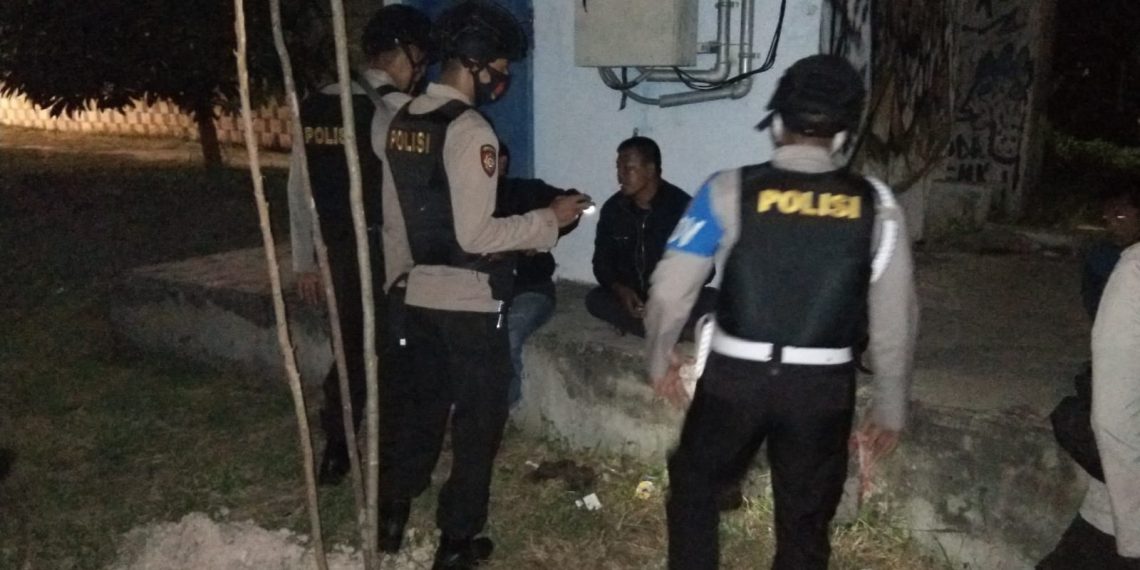 Saat Patroli, Tim TEMBAK Polres Kampar Amankan 4 Orang Dicurigai Akan Melakukan Tindak Kejahatan