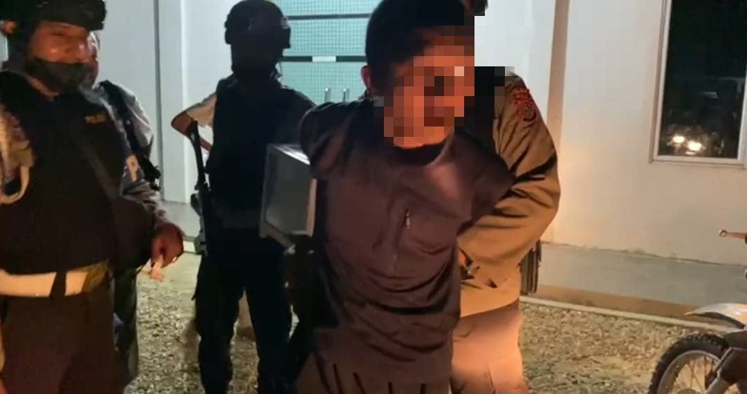 Saat Patroli, Tim TEMBAK Polres Kampar Amankan Pelaku Pencurian Kotak Amal Mushalla