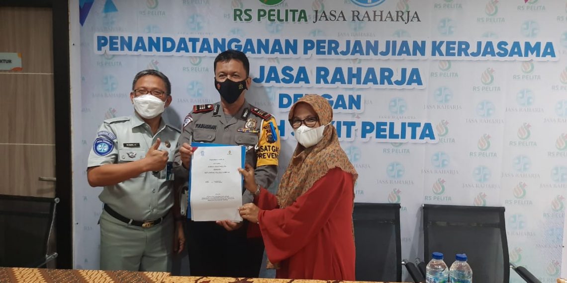 Satlantas Polres Kampar Jalin Kerjasama dengan RS Pelita untuk Penanganan Korban Lakalantas