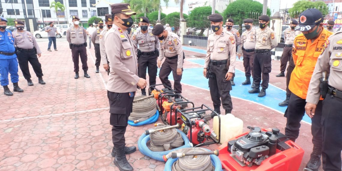 Polres Dumai gelar Apel Kesiapsiagaan Karhutla