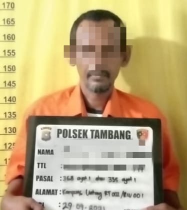 Tertangkap Tangan Memeras Pedagang di Pasar Danau Bingkuang, Pelaku Diamankan Polisi